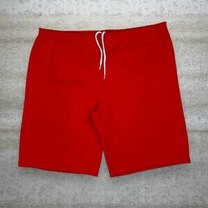 Vintage 90s Wilson Sweat Shorts Mens XL Baggy Crimson Red Cotton Blanks